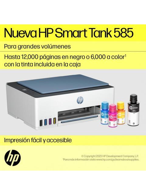 MULTIFUNCIONAL HP SMART TANK 585 1F3Y4A 3 000 PAGINAS POR MES 12 PPM 4800 X 1200 DPI - Image 9