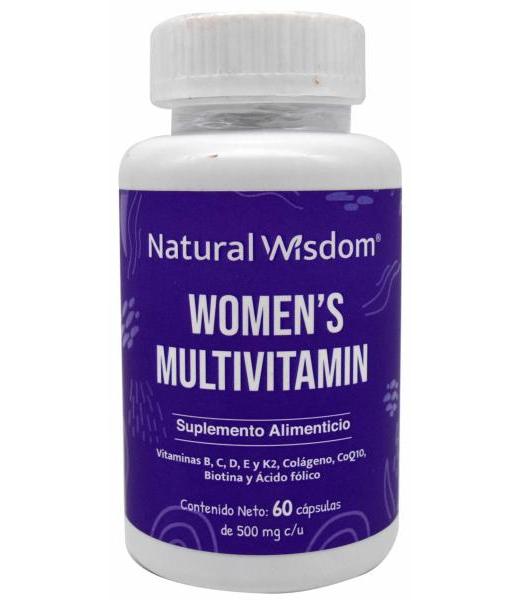 MULTIVITAMINICO MUJER 60 CAP NATURAL WISDOM