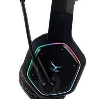 NACEB AUDIFONOS GAMER NAJA 7.1 ALAMBRICO 2 METROS USB NEGRO