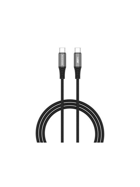 NACEB CABLE USB-C MACHO - USB-C MACHO 1 METRO
