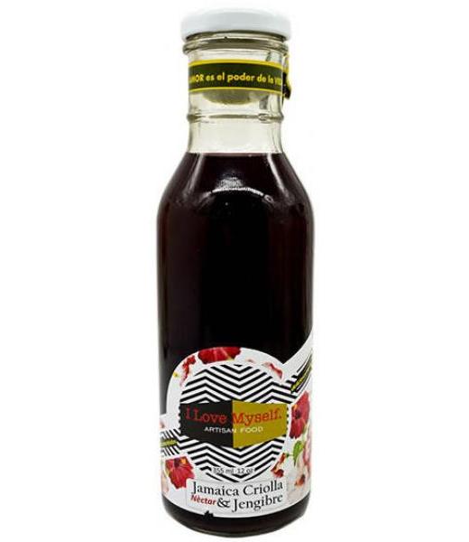 NECTAR DE JAMAICA Y JENGIBRE 355 ML I LOVE MYSELF ARTISA