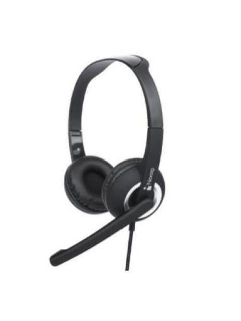 NEXTEP AUDIFONOS CON MICROFONO NE-425 ALAMBRICO 2 METROS USB NEGRO