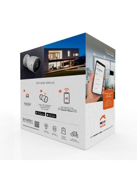 NEXXT SOLUTIONS CAMARA IP SMART WIFI BULLET IR PARA INTERIORES-EXTERIORES NHC-O630 INALAMBRICO 1920 X 1080 PIXELES DIA-NOCHE - Image 4