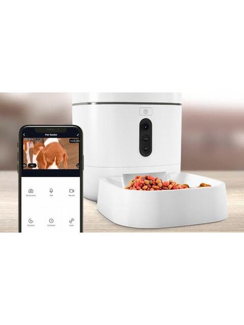 NEXXT SOLUTIONS DISPENSADOR DE ALIMENTOS PARA MASCOTAS NHAP-610 70 GRAMOS CAMARA WIFI CONTROL DE APLICACION BLANCO - Image 7