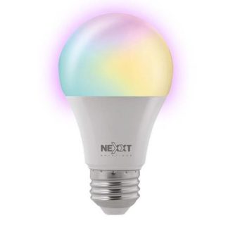 NEXXT SOLUTIONS FOCO DIMMABLE LED INTELIGENTE A19 WIFI RGB BASE E26-E27 9W 800 LUMENES BLANCO AHORRO DE 85% VS FOCO TRADICIONAL 60W