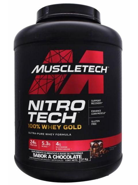 NITRO TECH 100% WHEY GOLD CHOCOLATE 2.27 KG MUSCLETECH