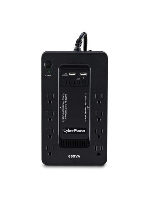 NO BREAK CYBERPOWER SX650U LINEA EN ESPERA 360W 650VA ENTRADA 90V - 120V SALIDA 114V - 126V 8 SALIDAS CONTACTOS