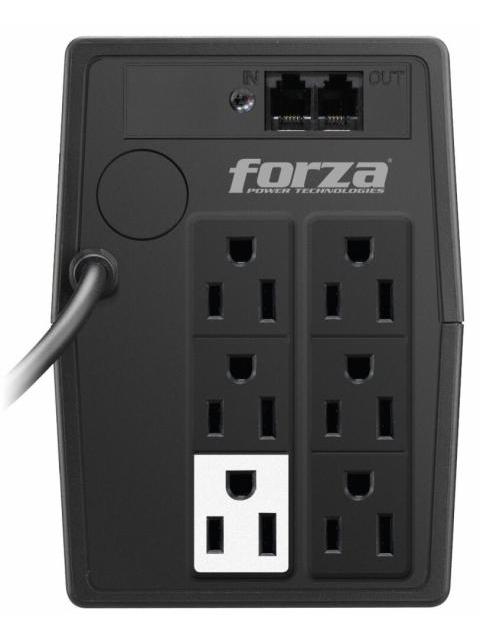 NO BREAK FORZA POWER TECHNOLOGIES NT-751 375W 750VA ENTRADA 120V 6 CONTACTOS