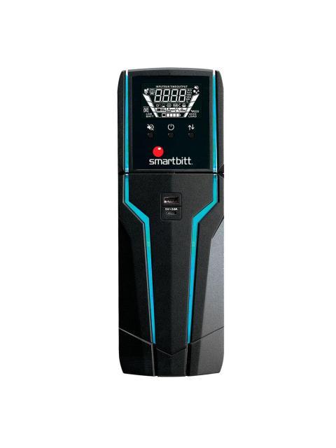 NO BREAK SMARTBITT SBNB1800G LINEA INTERACTIVA 900W 1.800VA ENTRADA 100V - 120V SALIDA 100V - 120V 8 CONTACTOS