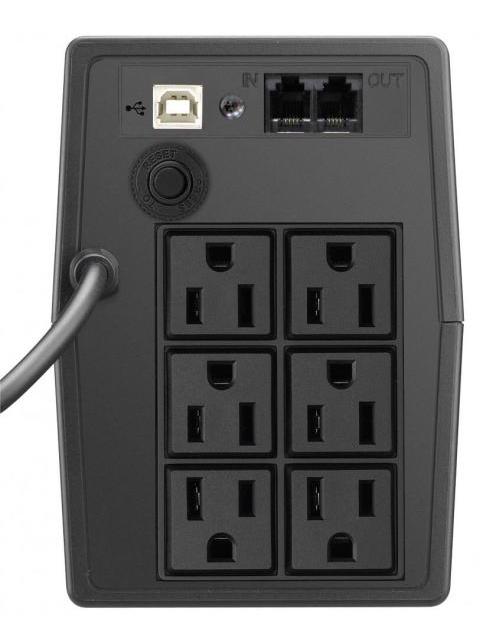 NO BREAK VERTIV LIEBERT PSL-850 LINEA INTERACTIVA 480W 850VA ENTRADA 92 - 145V SALIDA 99 - 132V 6 CONTACTOS - Image 3