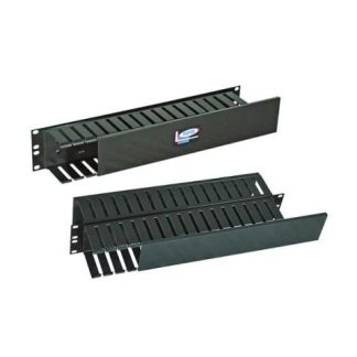 NORTH SYSTEM ORGANIZADOR DE CABLES HORIZONTAL 19 2U NEGRO