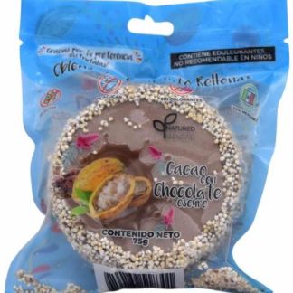 OBLEAS AMARANTO CACAO CON CHOCOLATE OSCURO 75 G NATURED C 10