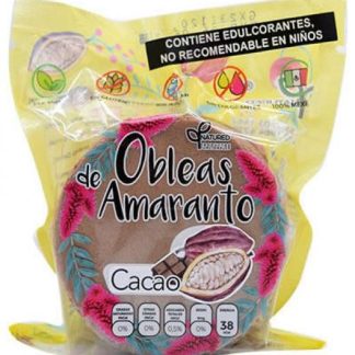 OBLEAS DE AMARANTO CON CACAO 50 G NATURED C 12