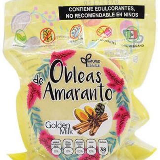 OBLEAS DE AMARANTO CON GOLDEN MILK 50 G NATURED C 12