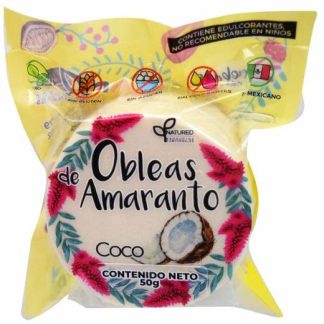OBLEAS DE AMARANTO SAB COCO 50 G NATURED C 12