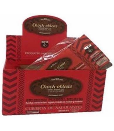 OBLEAS DE CHOCOLATE RELLENAS DE CHOCOLATE 75 G CHOCKE OBLEAS P 10