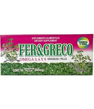 OMEGA 3 6 9 60 GRAGEAS FUERZA Y VIDA