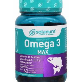 OMEGA 3 MAX 60 CAP SOLANUM TURQUESA