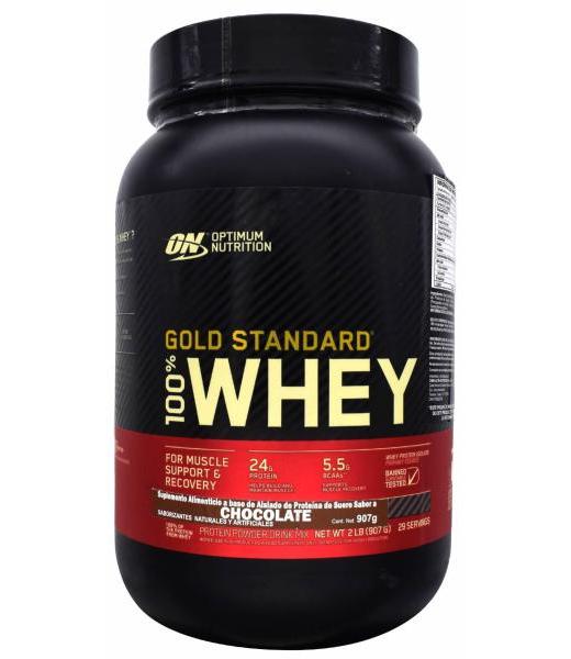 ON 100% WHEY GOLD STD CHOCOLATE 907 G OPTIMUM NUTRITION