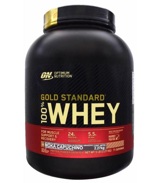ON 100% WHEY GOLD STD MOCHA CAPUCCINO 5 LB OPTIMUM NUTRITION