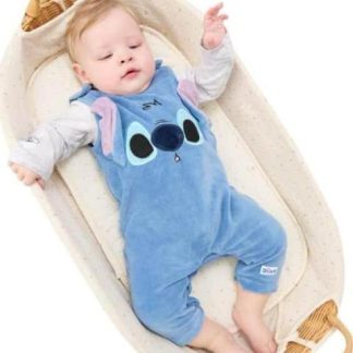 OVEROL STITCH AZUL DISNEY BABY