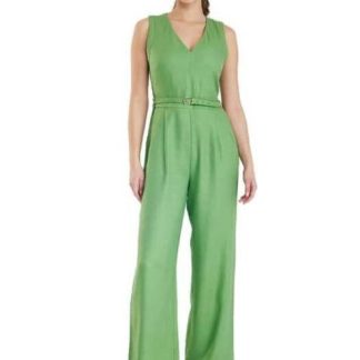 PALAZZO CON CINTO VERDE SCHATZ WOMAN