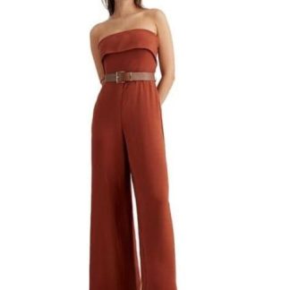 PALAZZO STRAPLESS ROJO LADRILLO HOLLY LAND