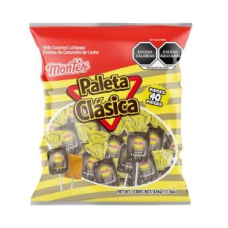PALETA MONTES MACIZA CUADRADA BOLSA CON 40 PIEZAS