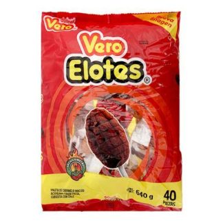 PALETA VERO ELOTE ENCHILADA BOLSA CON 40 PIEZAS