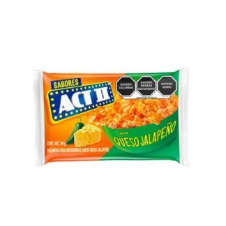 PALOMITAS ACT II QUESO JALAPEÑO DE 89 GR