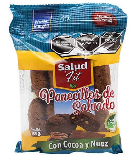PANECILLO INTEGRAL SAB COCOA Y NUEZ 100 G SALUD FIT