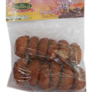PANECILLOS INTEGRALES SIN AZUCAR DE LINAZA CON NUEZ SIN RIVAL