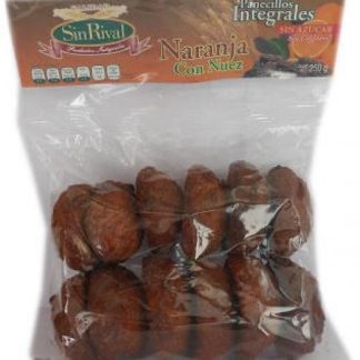 PANECILLOS INTEGRALES SIN AZUCAR DE NARANJA CON NUEZ SIN RIVAL
