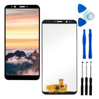 PANTALLA PARA HUAWEI Y7 2018 LDN-LX3 INCELL COMPLETA REPUESTO PARA CELULAR SLIM COMPANY NEGRO + KIT DE HERRAMIENTAS