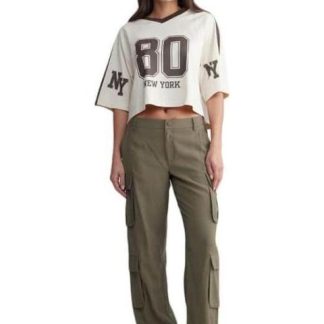 PANTALON CARGO VERDE OLIVO HOLLY LAND