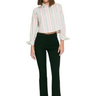 PANTALON CINTURA ALTA NEGRO HOLLY LAND