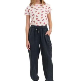 PANTALON CINTURA REGULAR AZUL MARINO HOLLY LAND