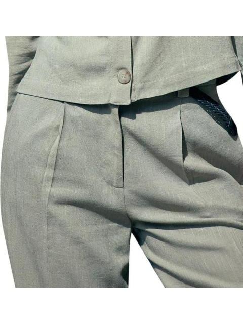 PANTALON CON CINTURON VERDE OLIVO HOLLY LAND - Image 4