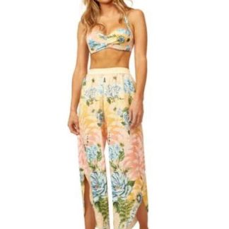 PANTALON ESTAMPADO AMARILLO HOLLY LAND