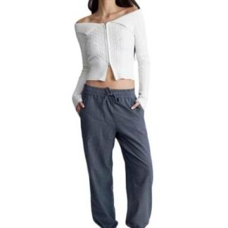 PANTALON JOGGER GRIS HOLLY LAND