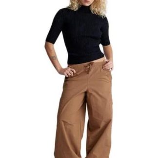 PANTALON PARACHUTE CAMEL SANTA LOLA