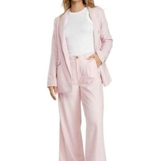 PANTALON SASTRE DE LINO ROSA HOLLY LAND