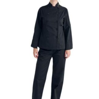 PANTALONROPA DE CHEF DAMA NEGRO VITTORIO II