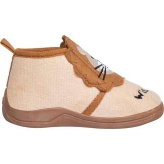 PANTUFLA BOTIN LEON CAMEL SCHATZ KIDS