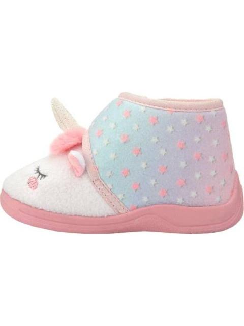 PANTUFLA BOTIN UNICORNIO BLANCO VIVIS SHOES KIDS - Image 5