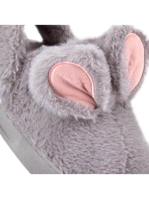 PANTUFLA CONEJO PELUCHE GRIS LOVE TO LOUNGE - Image 6