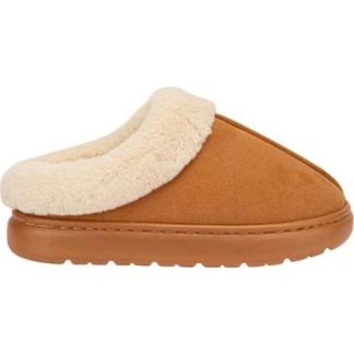 PANTUFLA DE PELUCHE CAMEL SHOSH CONFORT