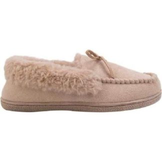 PANTUFLA DE PELUCHE CAMEL SHOSH CONFORT