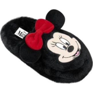 PANTUFLA MINNIE NEGRO MINNIE MOUSE