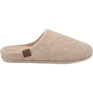PANTUFLA PAÑO BEIGE SHOSH CONFORT